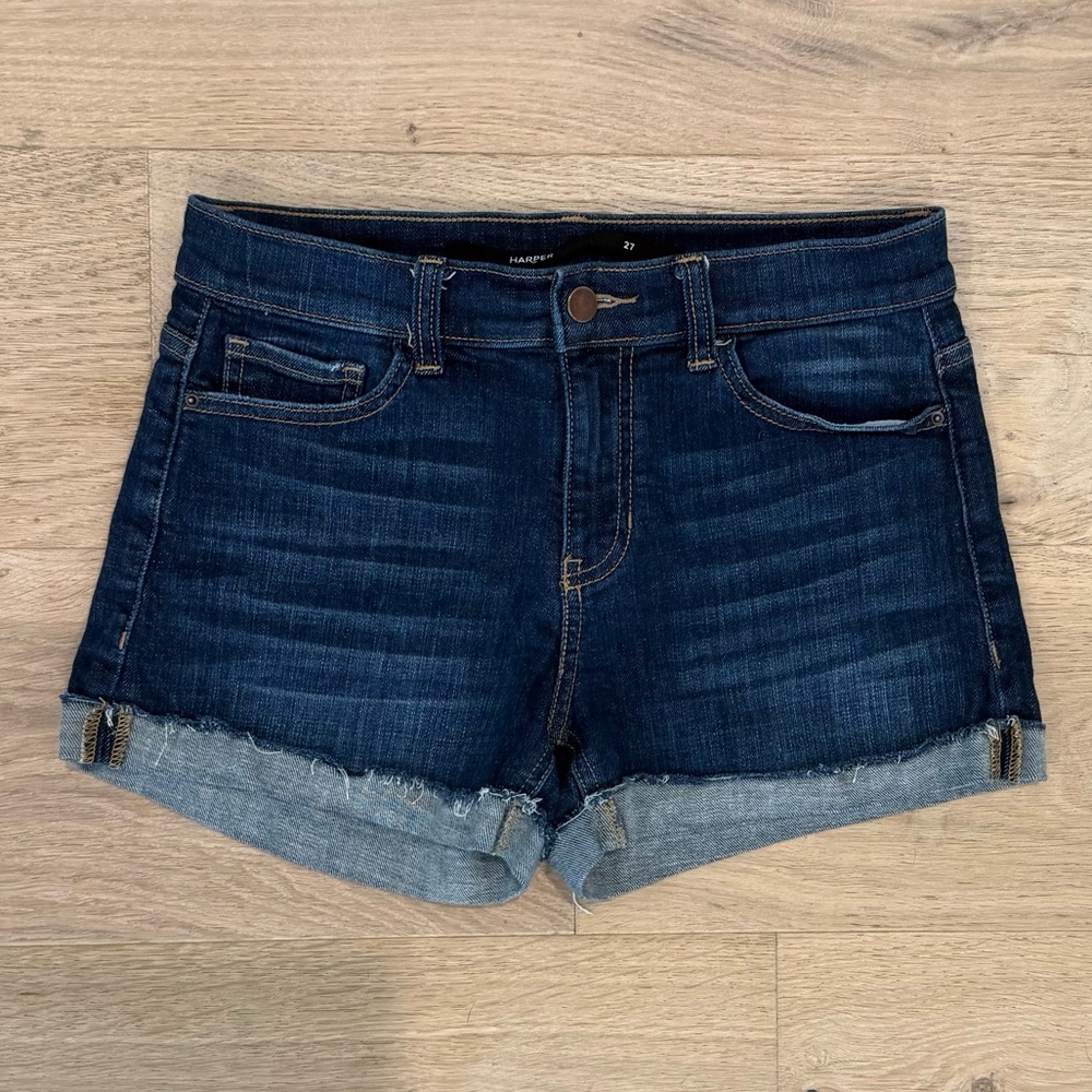 Harper Denim Blue Shorts